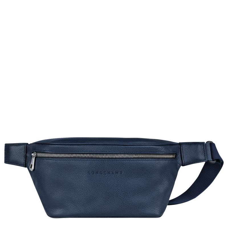 Le Foulonné Belt bag Navy - Leather 1