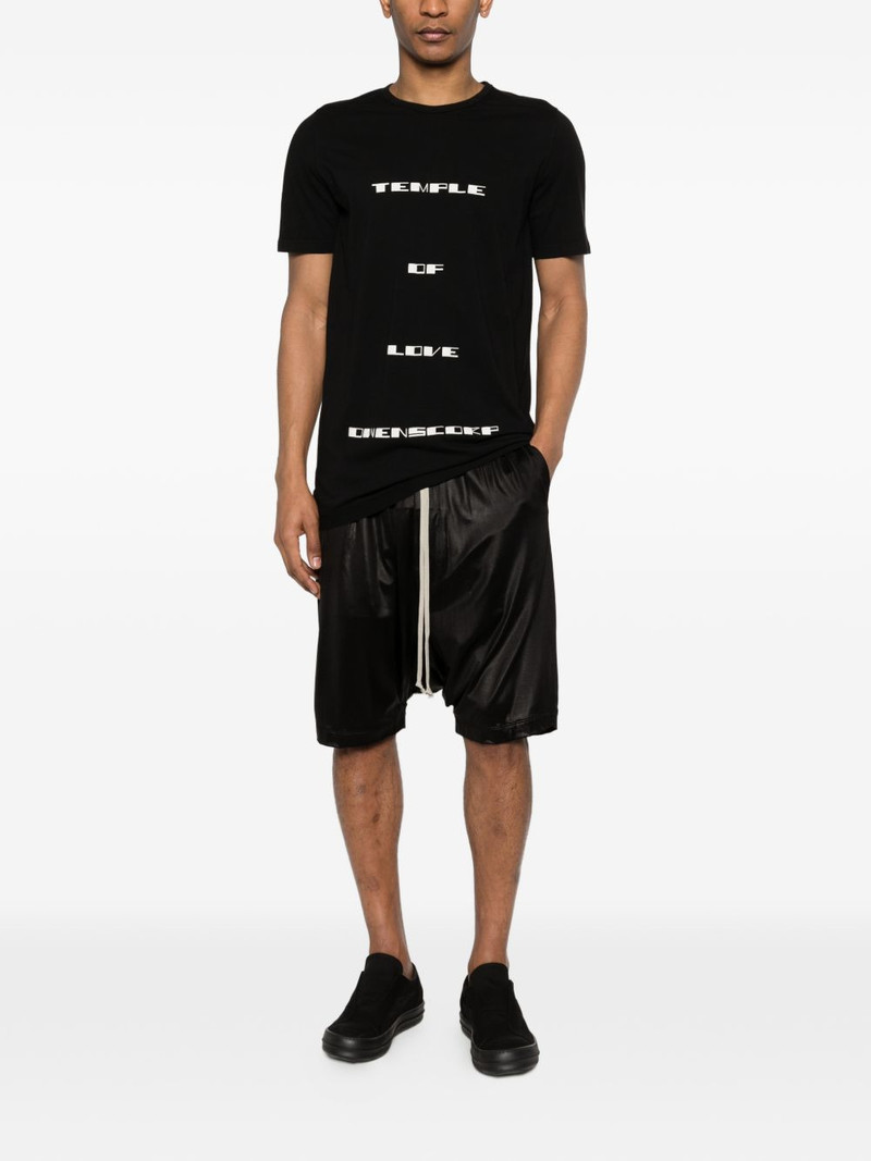 Rick Owens DRKSHDW temple love graphic T-shirt outlook