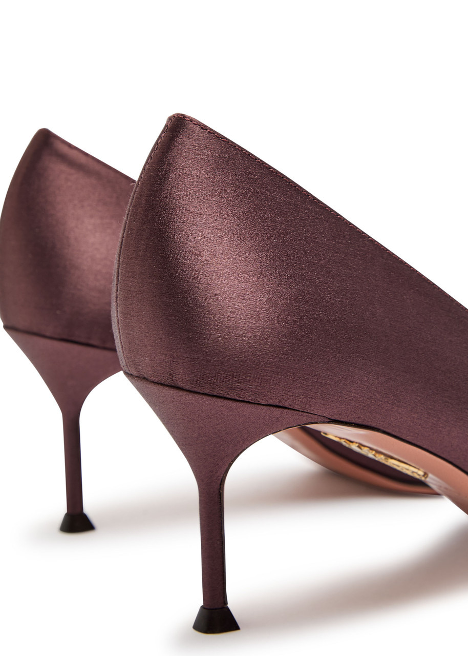 Aquazzura Purist 65 Satin Pumps - 4