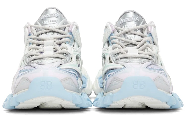 (WMNS) Balenciaga Track.2 Sneaker 'White Light Blue' 568615W2GN39045 - 4