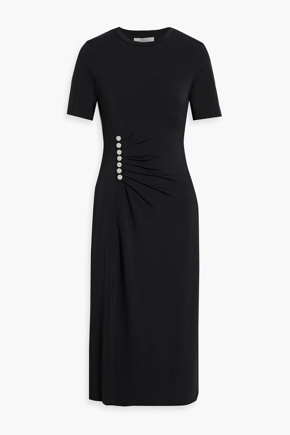 Lucille studded stretch-jersey midi dress - 1