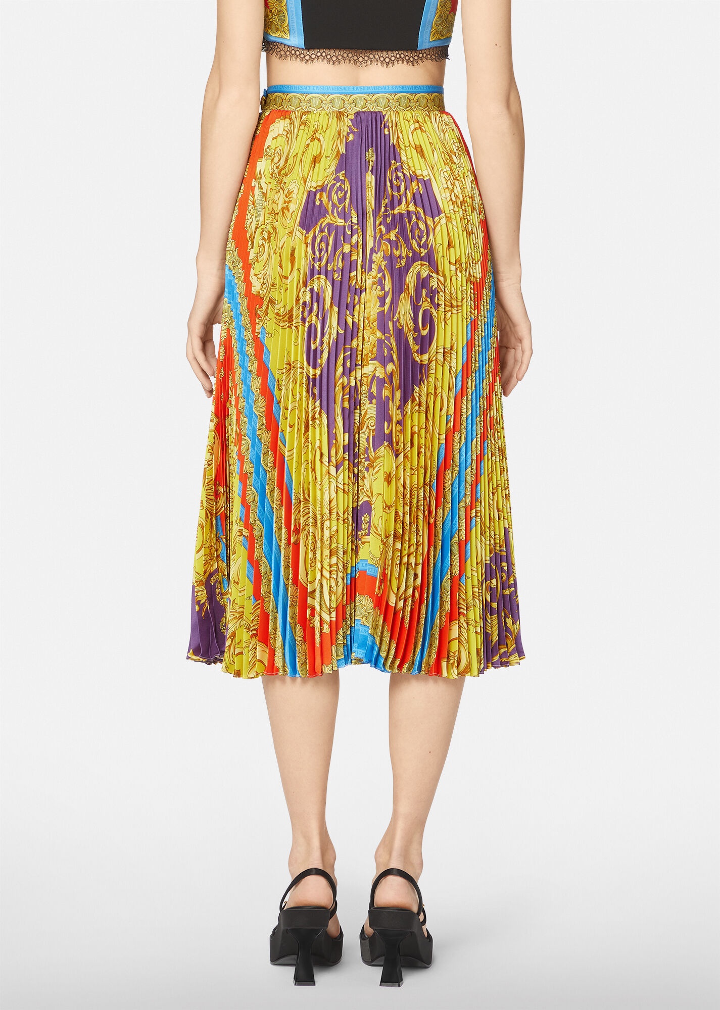 Barocco Goddess Pleated Skirt - 3