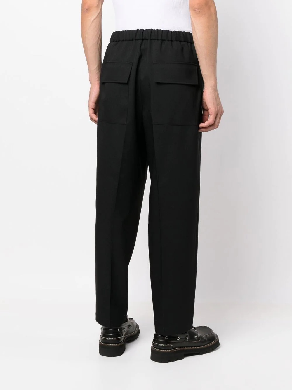 wide-leg tailored trousers - 4