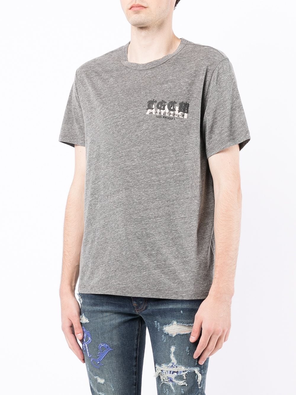 logo-print short-sleeved T-shirt - 3