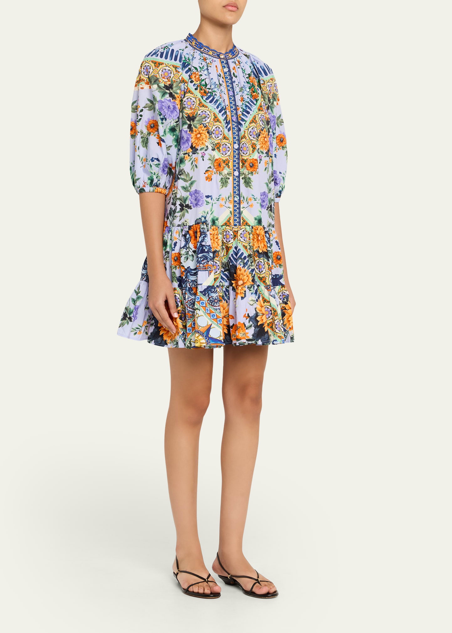Luscious in Lisbon Puff-Sleeve Shirtdress - 4