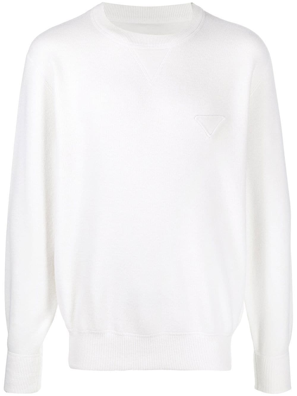 applique-logo sweatshirt - 1