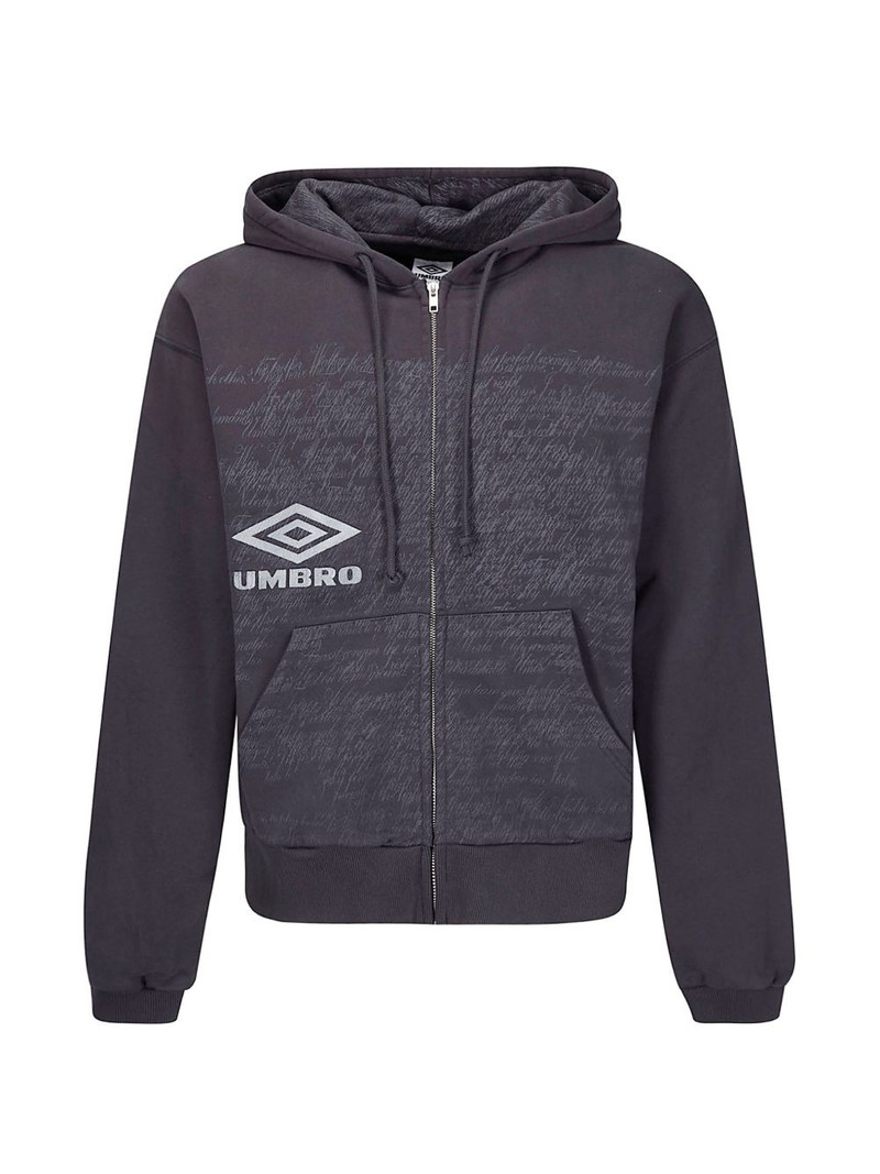 x Slam Jam text-print zip-up hoodie 1