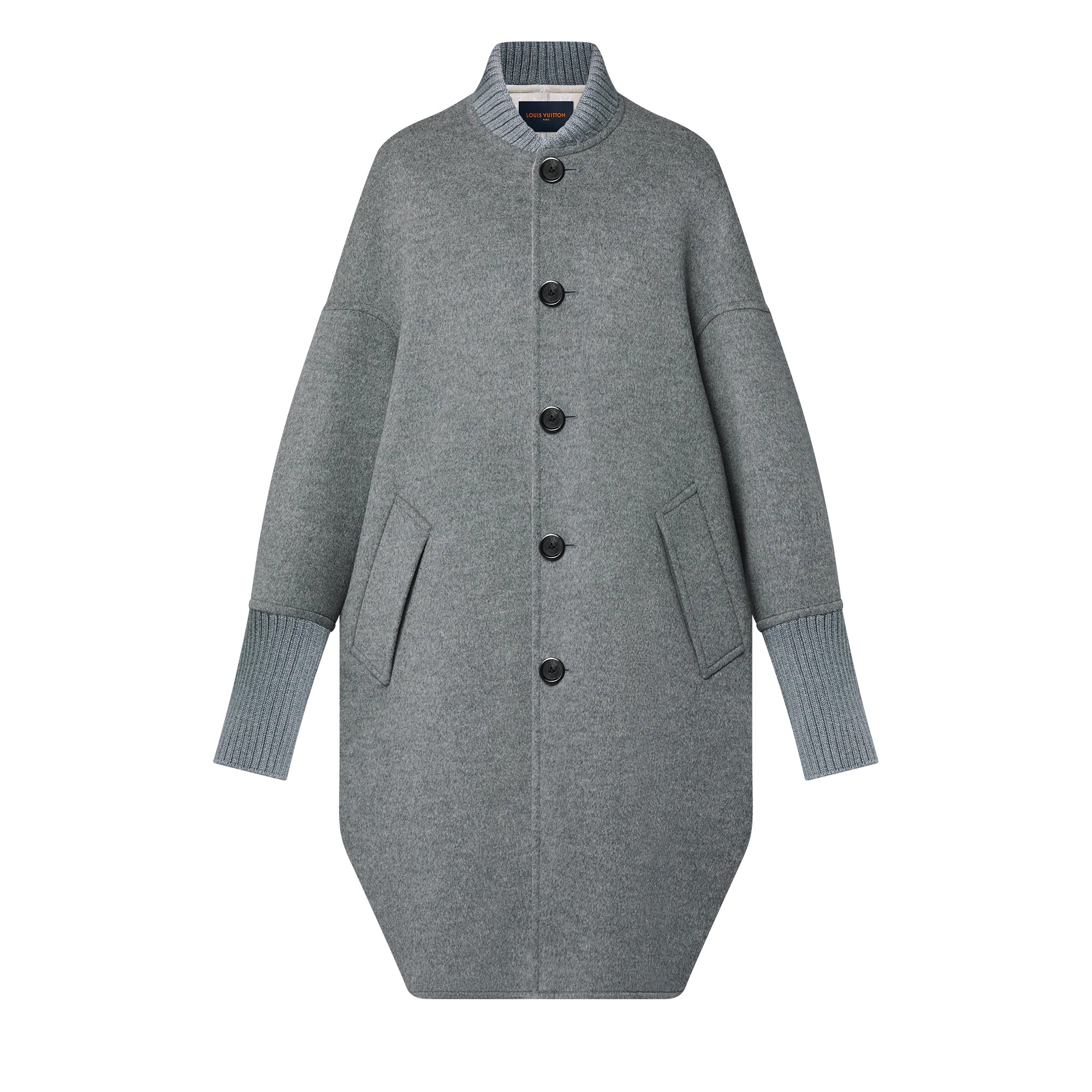 Slouchy Long Bomber Coat - 1