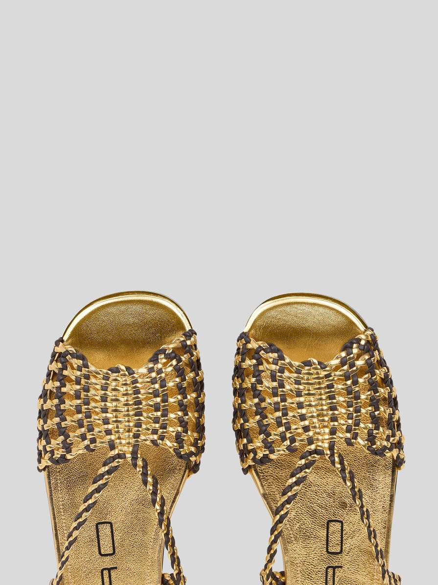 WOVEN FLAT SANDALS - 2