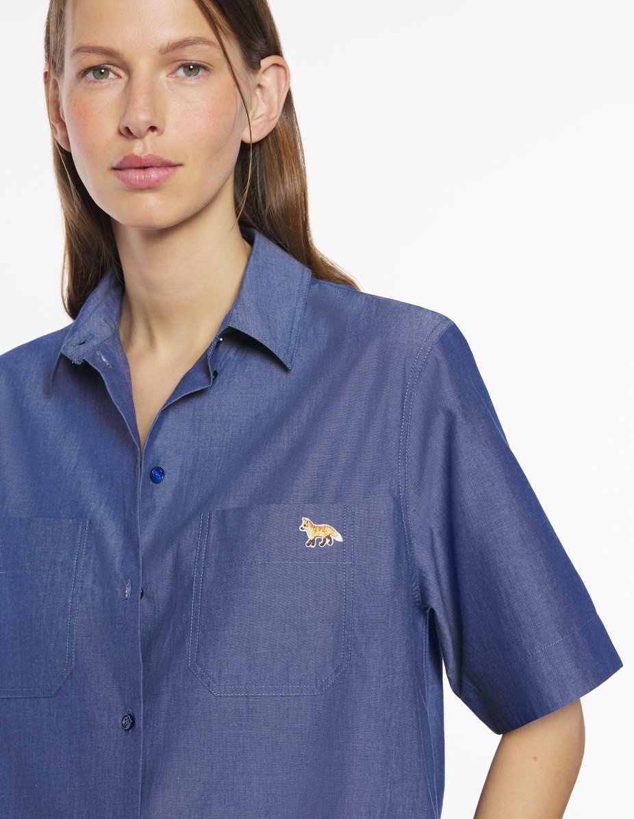 DOUBLE POCKET SHIRT DRESS - 4