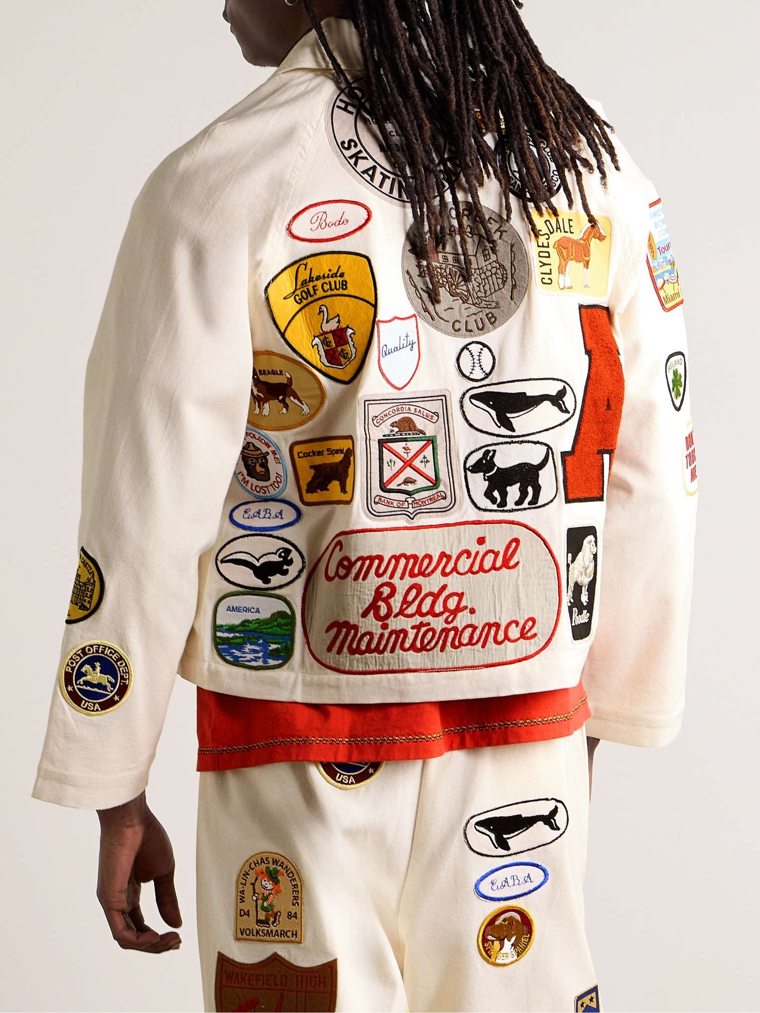 Cambridge Appliquéd Cotton-Canvas Jacket - 4