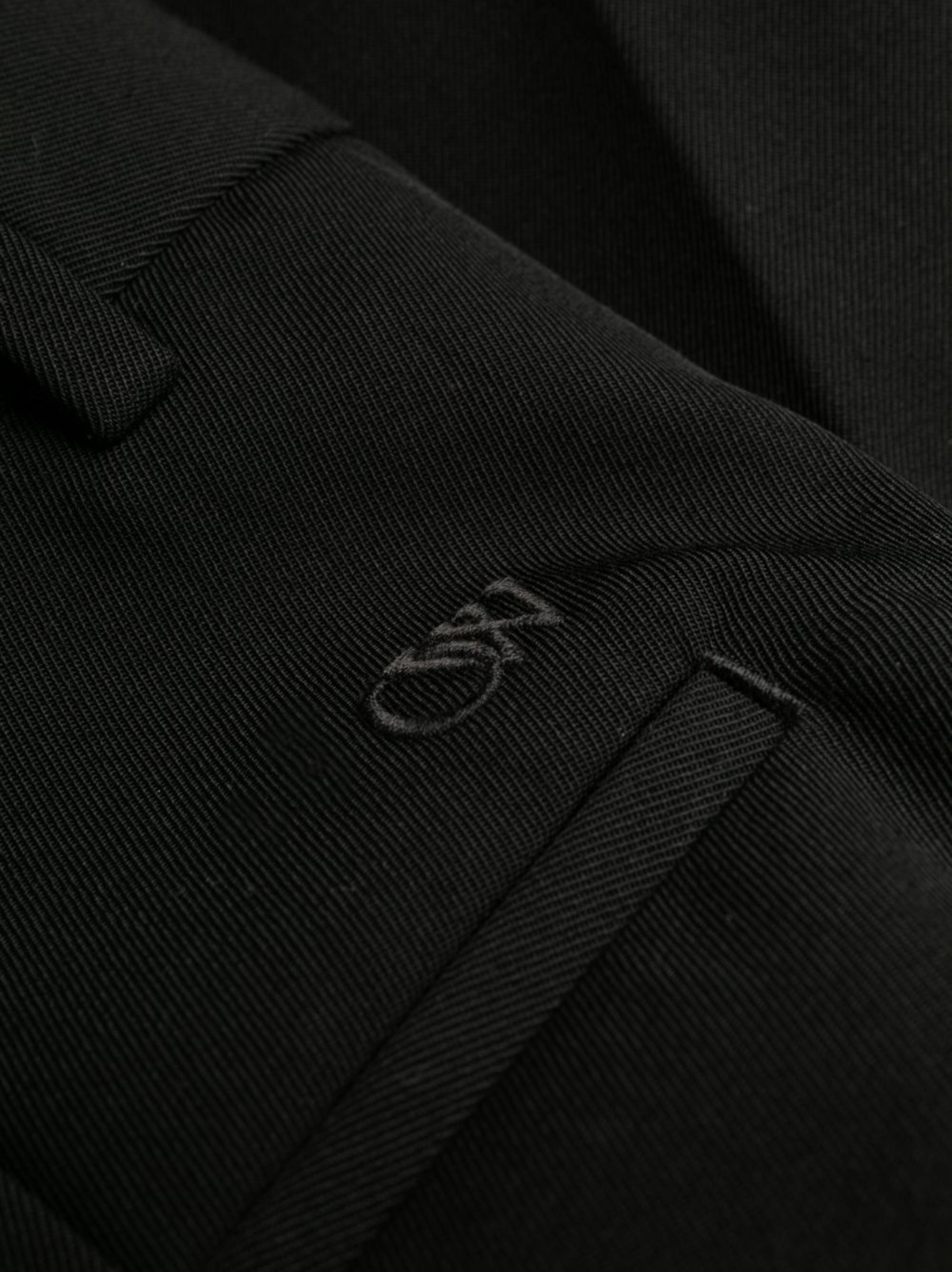logo-embroidered straight-leg trousers - 6