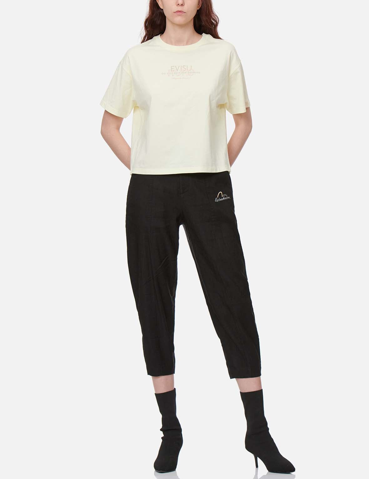 Kamon Print Drop-shoulder T-shirt - 6