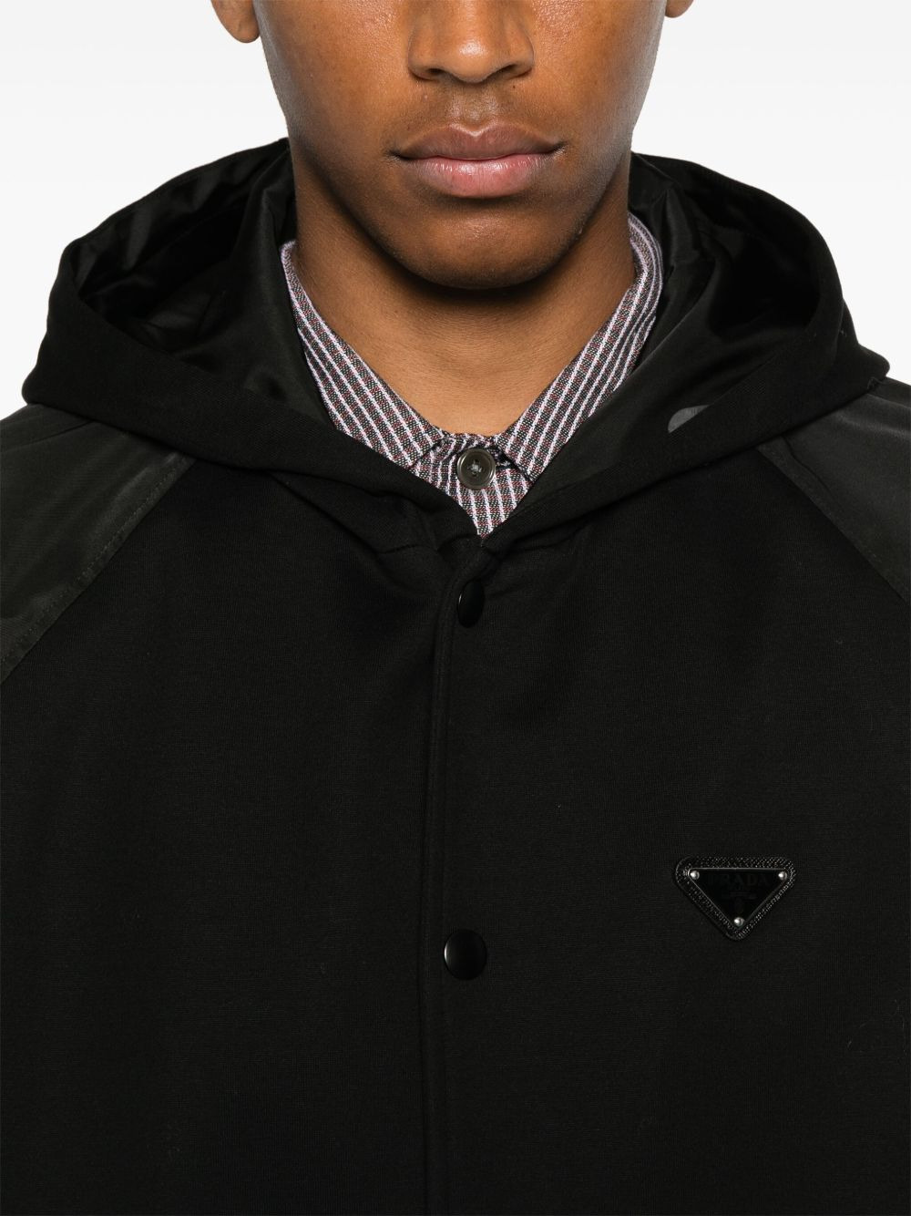 enamel triangle-logo jacket - 5