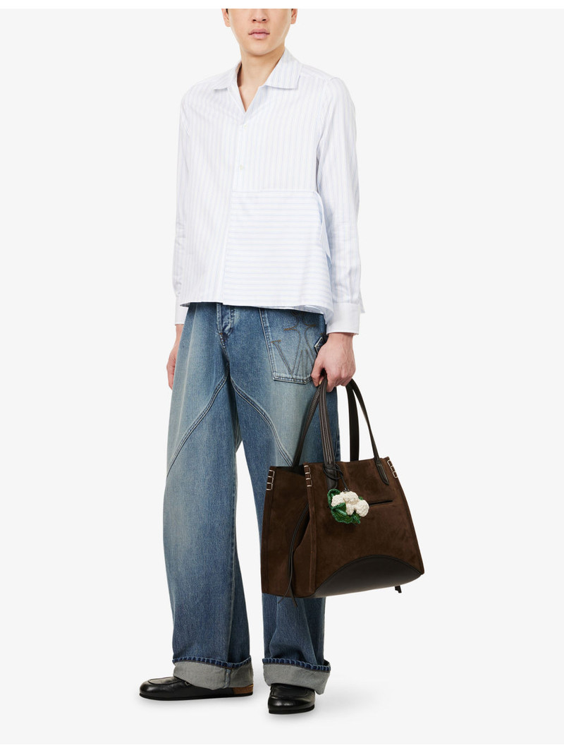 JW Anderson Asymmetric Draped Cotton Shirt outlook