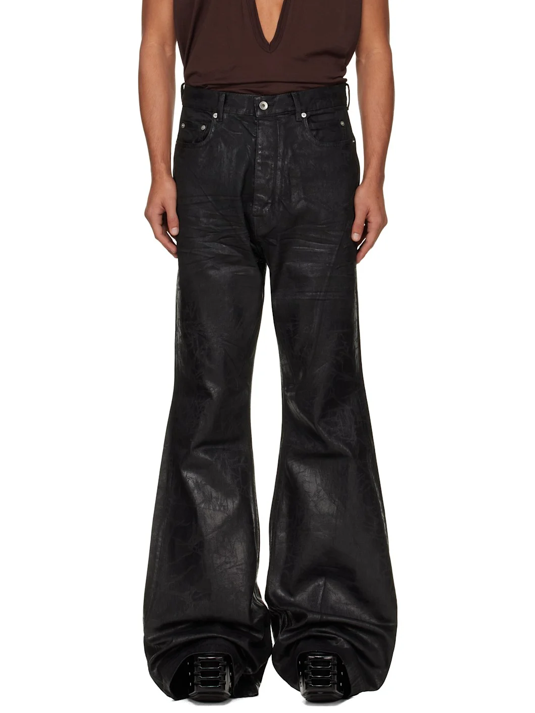 Black Concordians Bolan Bootcut Jeans - 1