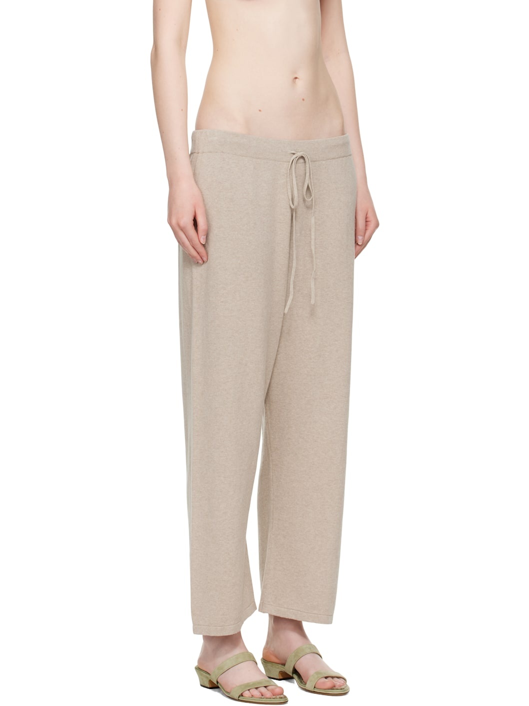 Taupe Capri Lounge Pants - 2