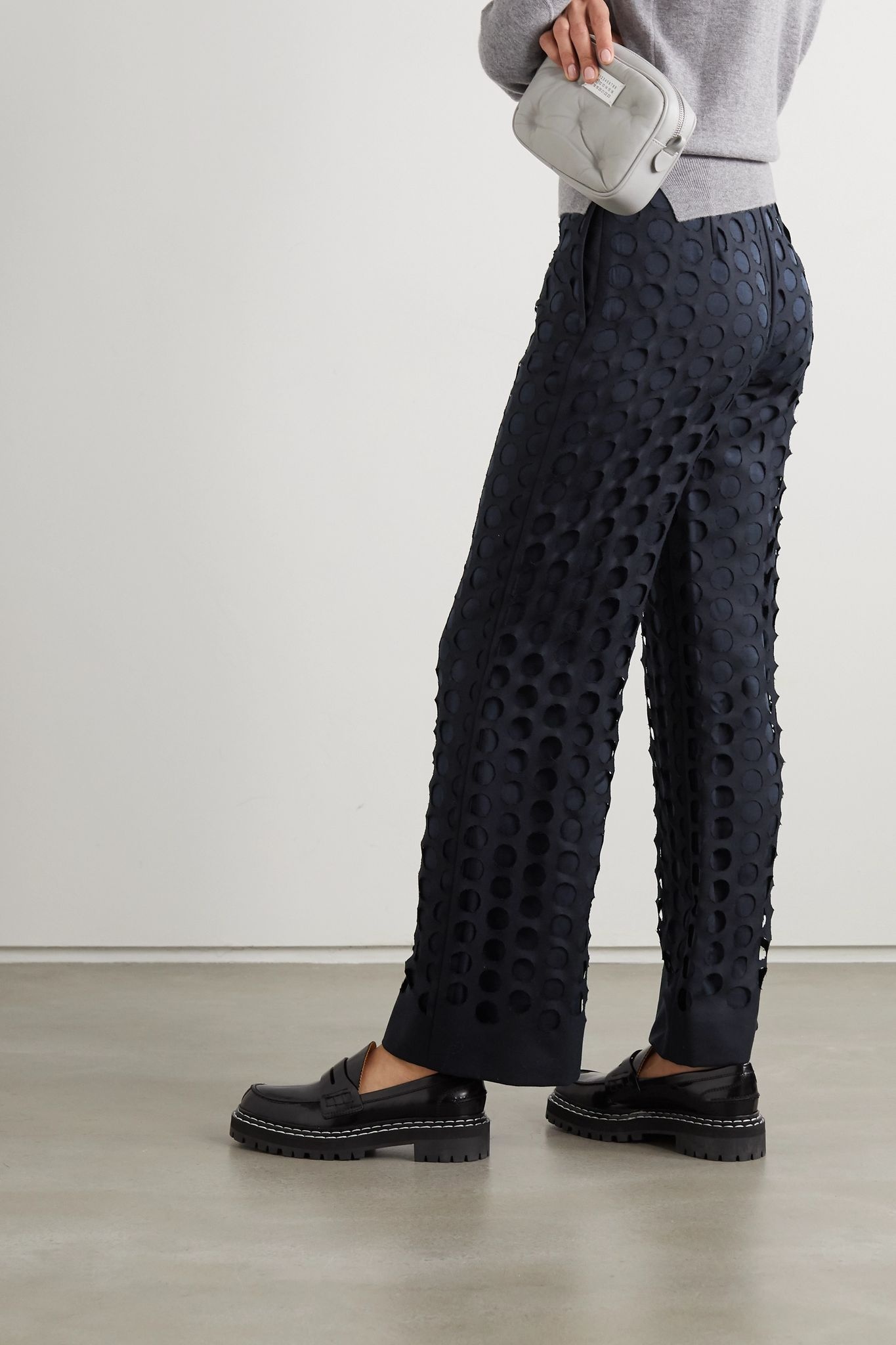 Distressed woven pants - 3