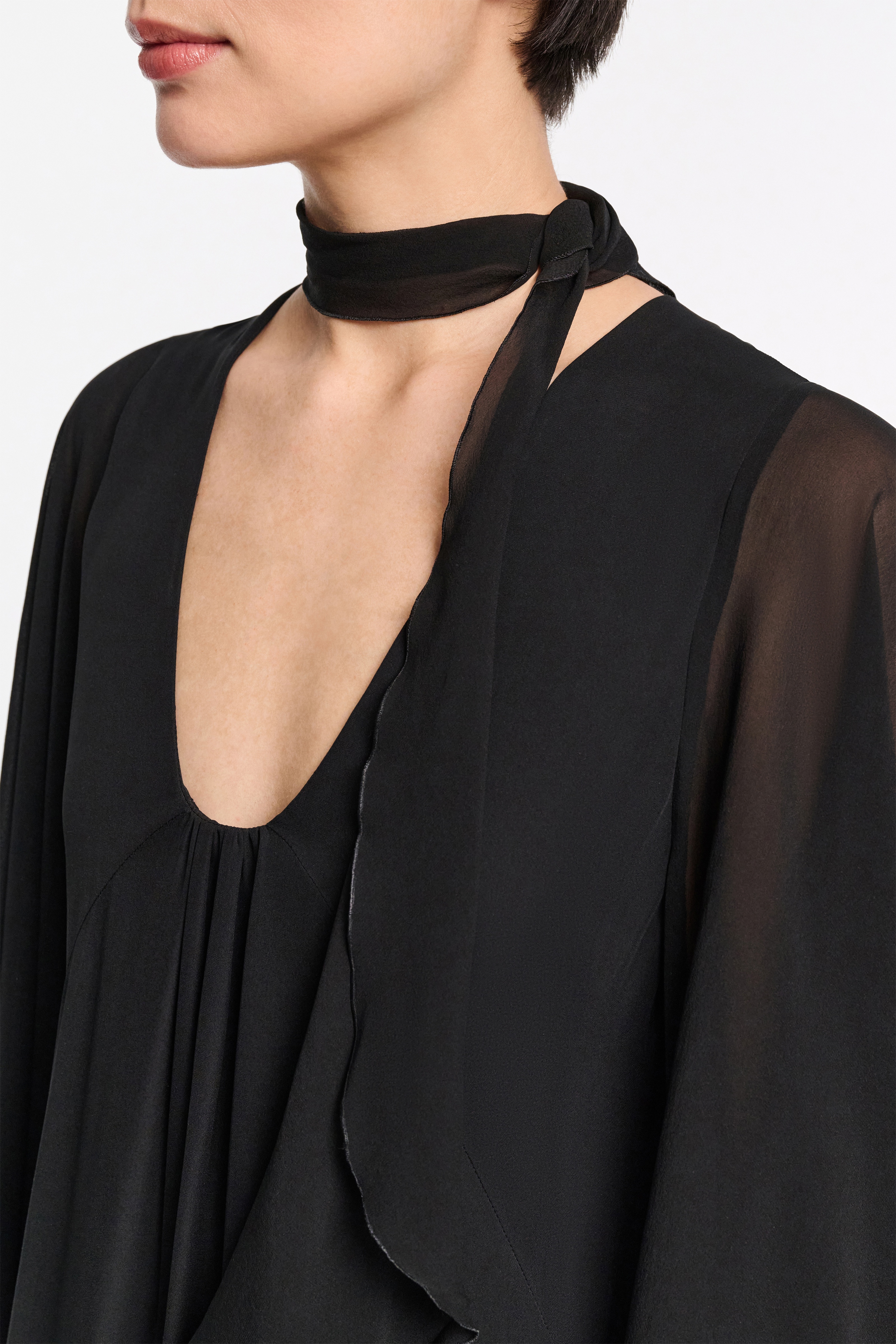 SHEER TWIST I dress - 6