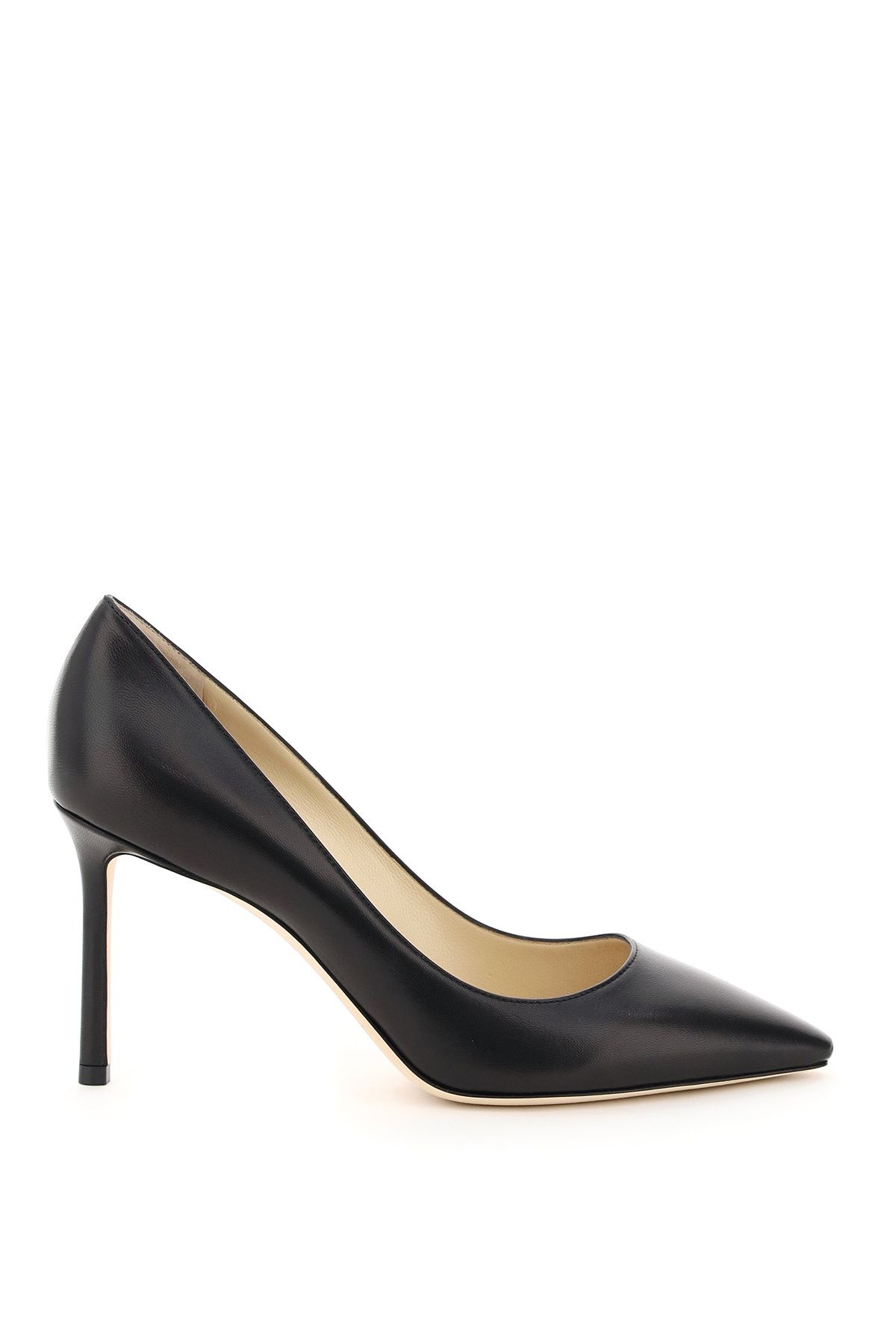 ROMY 85 NAPPA LEATHER PUMPS - 1