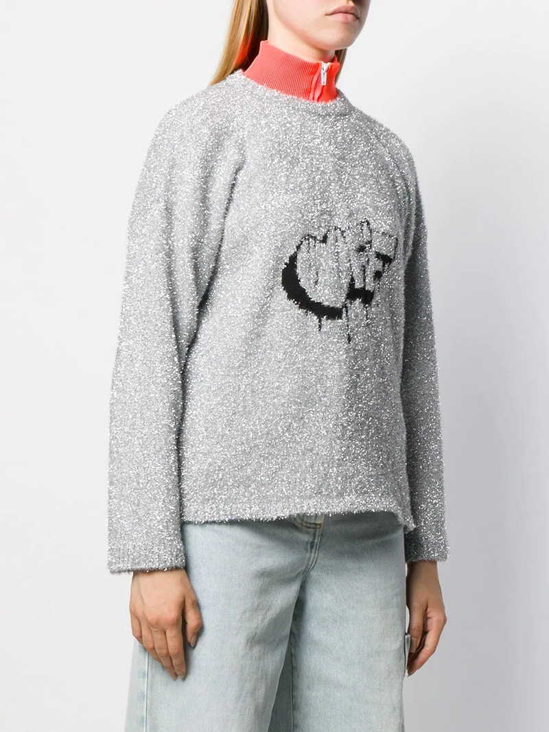 Off crew neck jumper 3