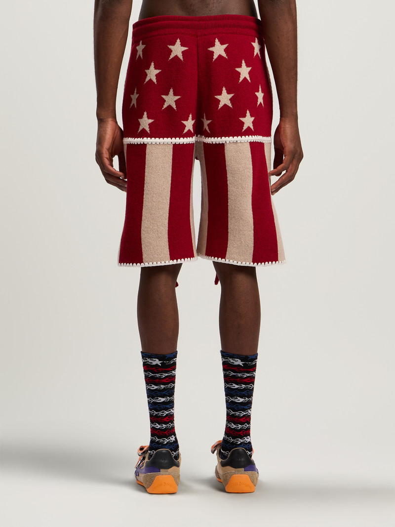 Stars&Stripes Knit Shorts 4