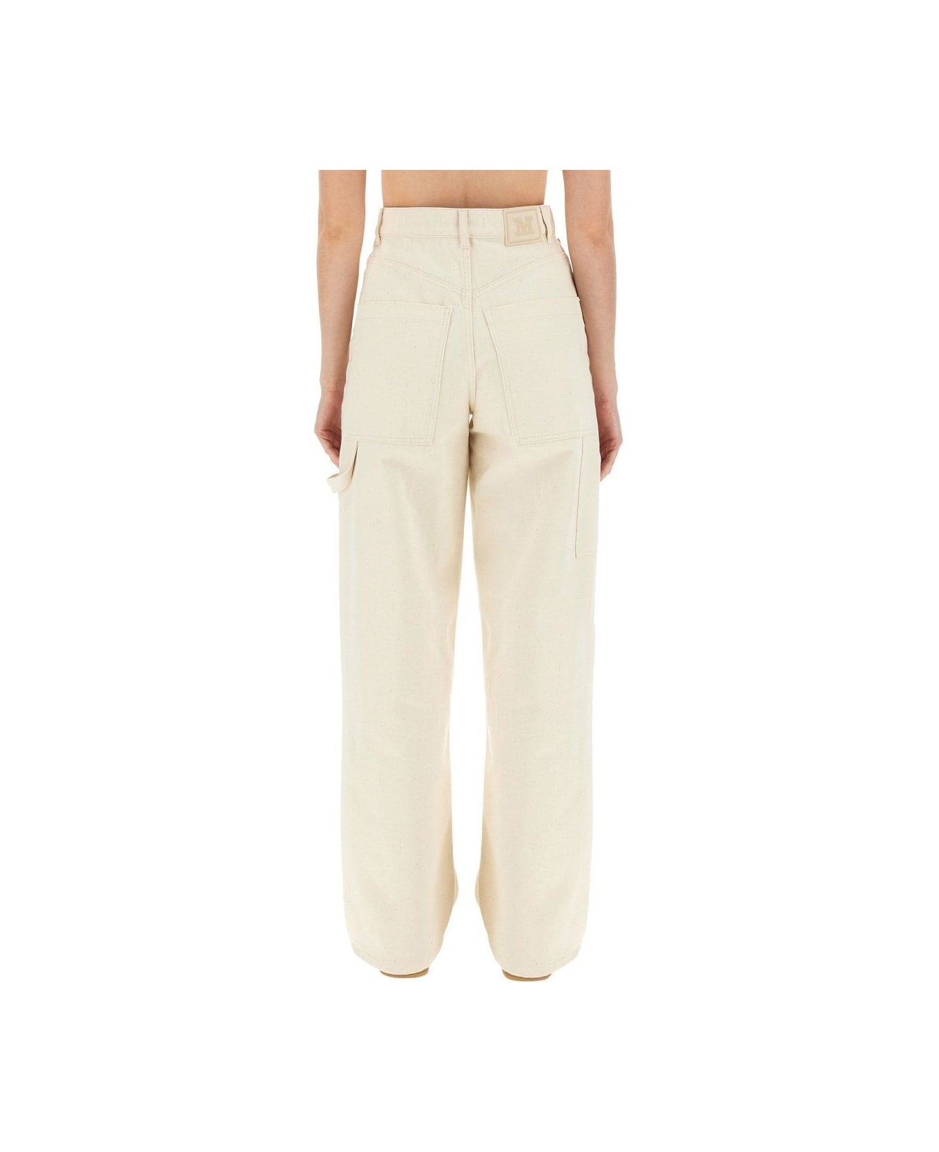 Logo Patch Wide-leg Jeans - 2