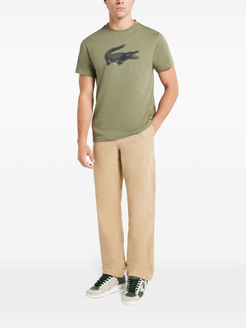 LACOSTE straight-leg canvas trousers outlook
