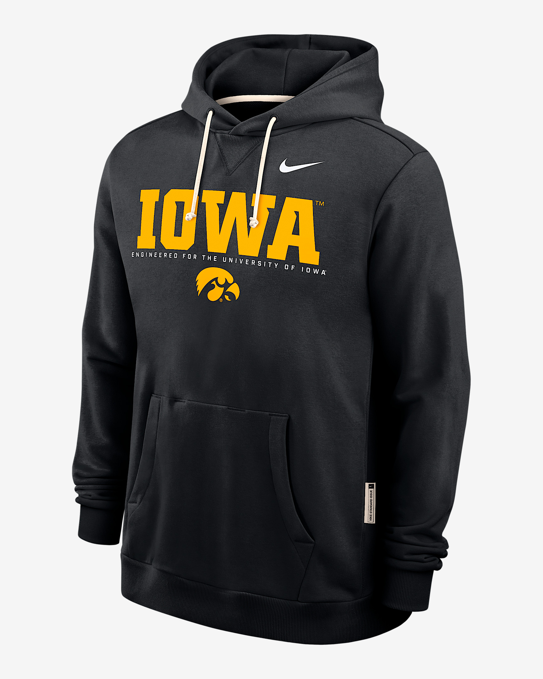 Iowa Sideline Men's Nike Dri-FIT College Pullover Hoodie - 1