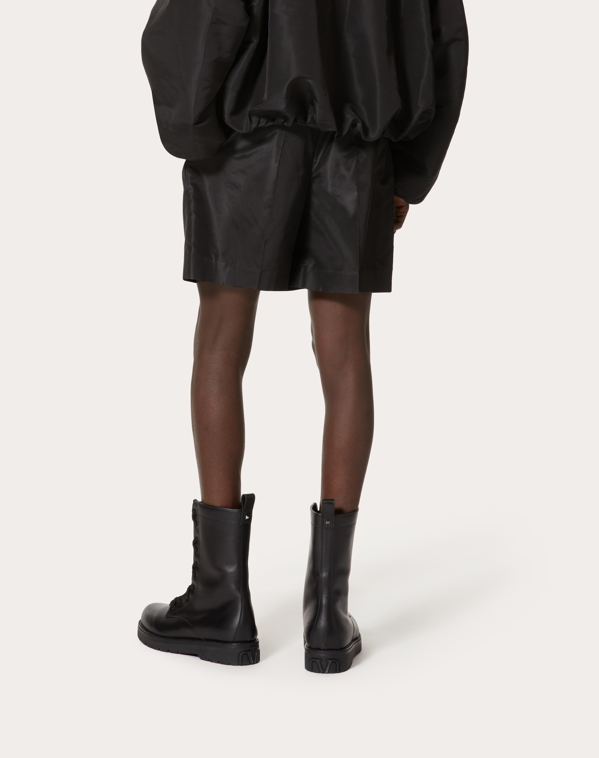 WASHED TAFFETA SHORTS - 4