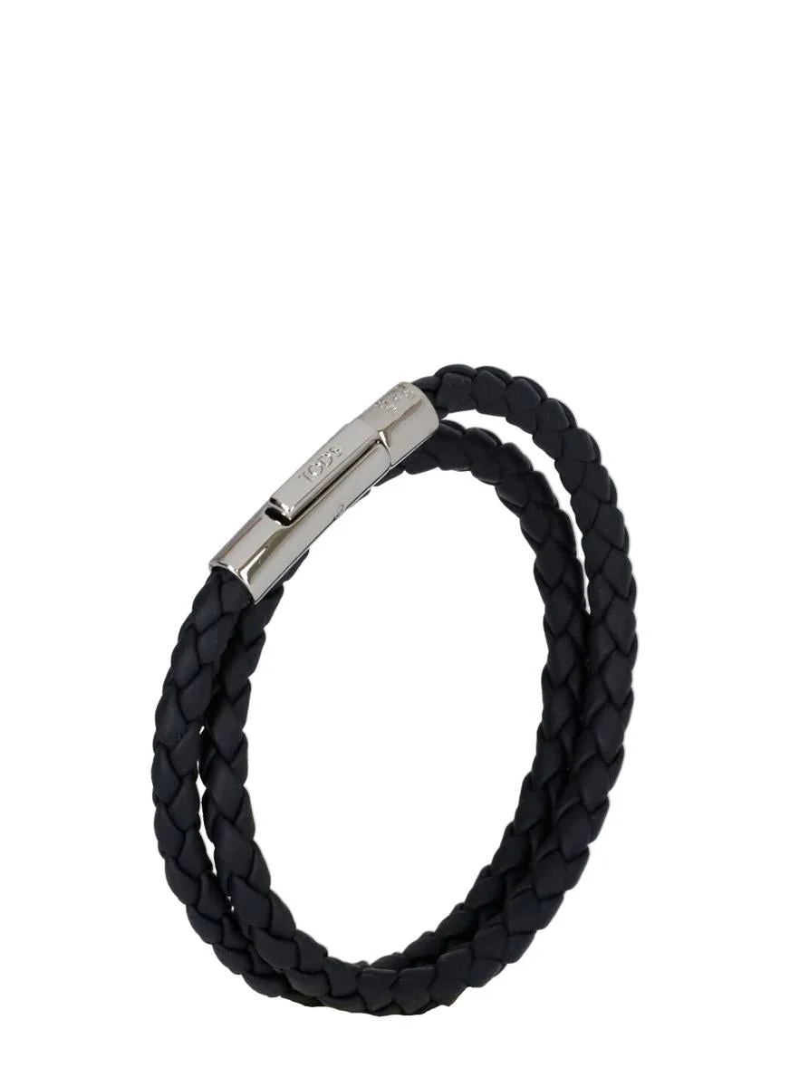 TOD'S MYCOLORS 2-TURN LEATHER BRACELET - 1