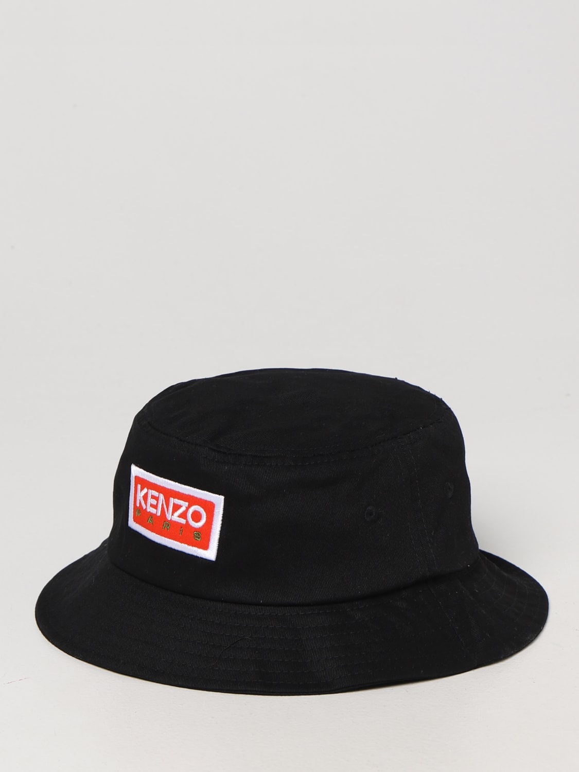 Kenzo hat in cotton with embroidered logo - 1