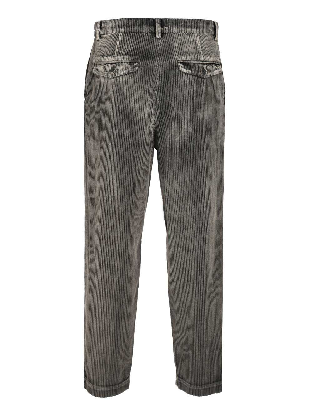 Pantalone Canasta Olsar 100 Cotone Trousers Black - 2