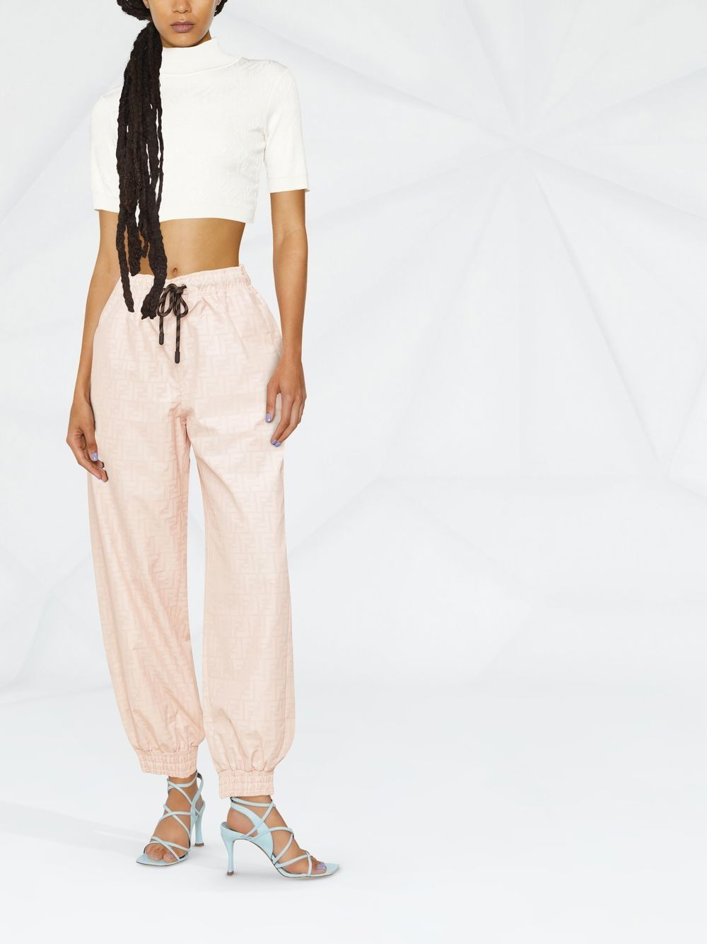 straight-leg track pants - 2