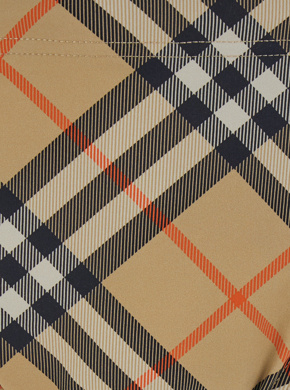 Burberry Men Beige Speedo With Check Motif In Polyamide Man - 3