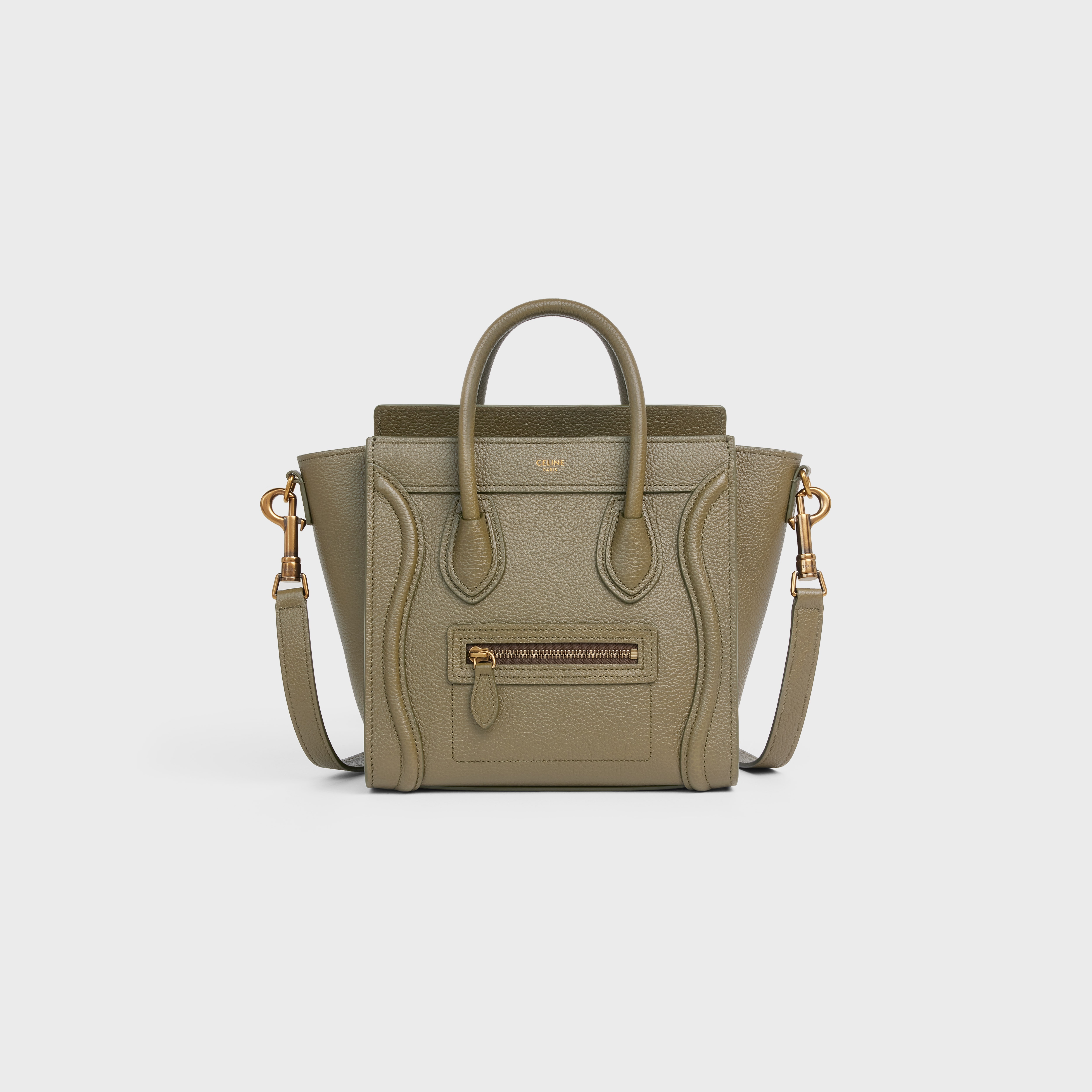 Nano Luggage bag in drummed calfskin - 1