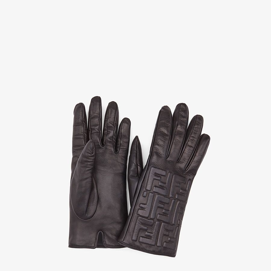 Gloves in black nappa leather - 1