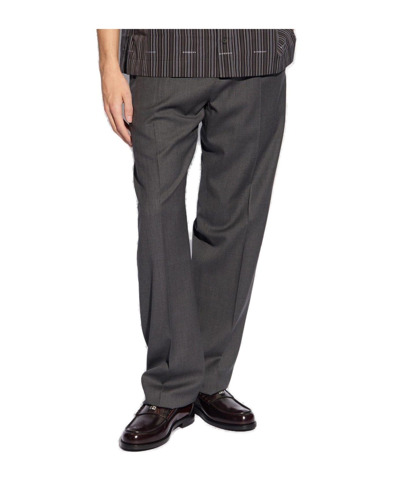 Embroidered Straight-leg Trousers - 2
