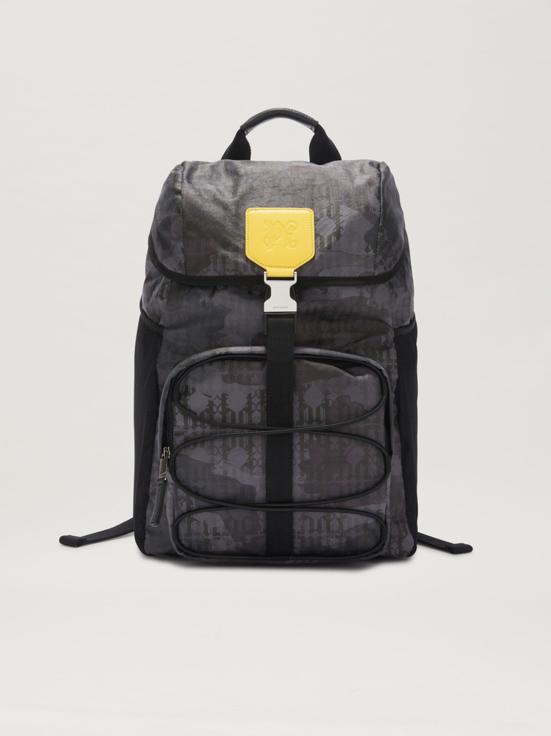 Camouflage Buckle Monogram Backpack 1
