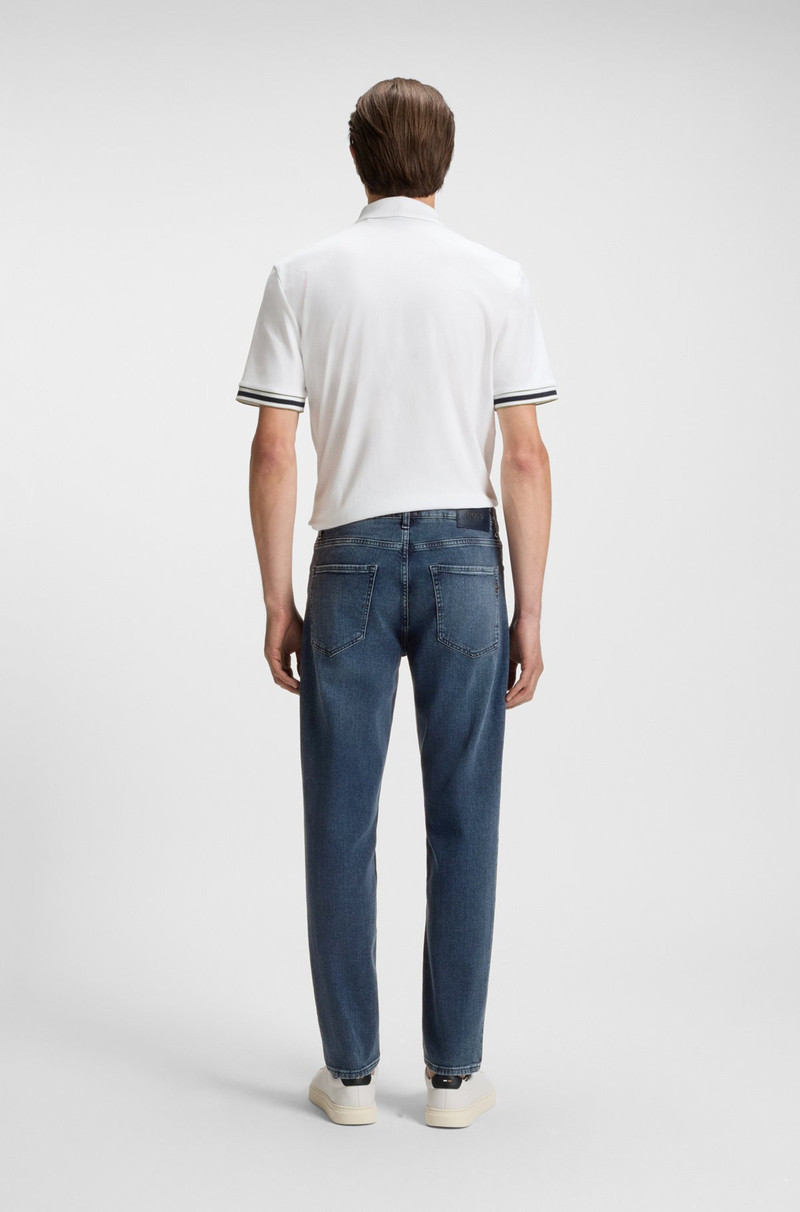 MAINE REGULAR-FIT JEANS IN BLUE ITALIAN DENIM 4