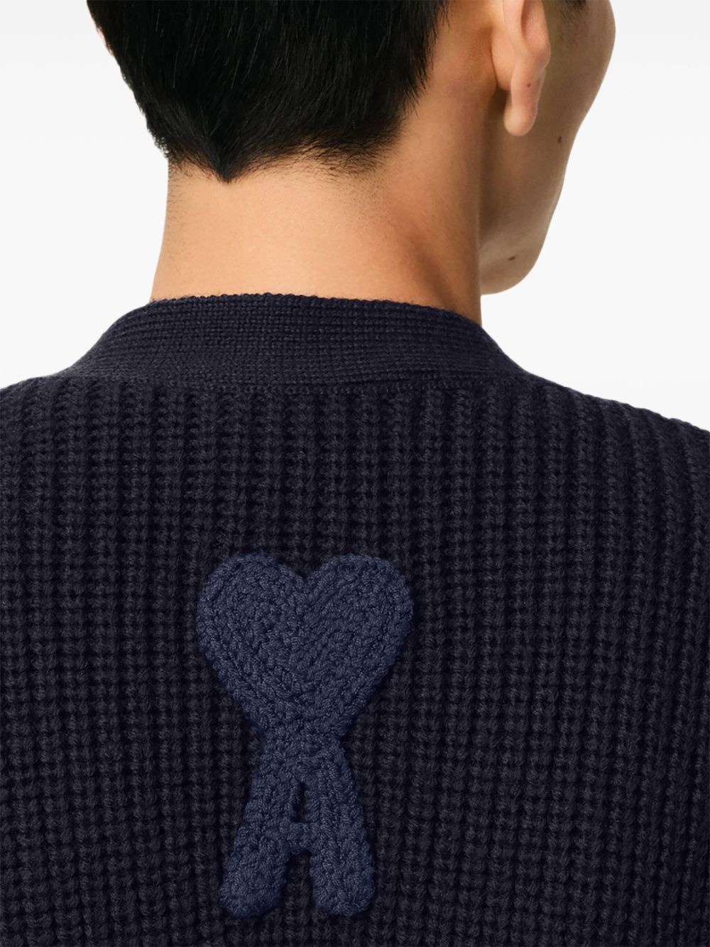 ribbed cardigan - 6