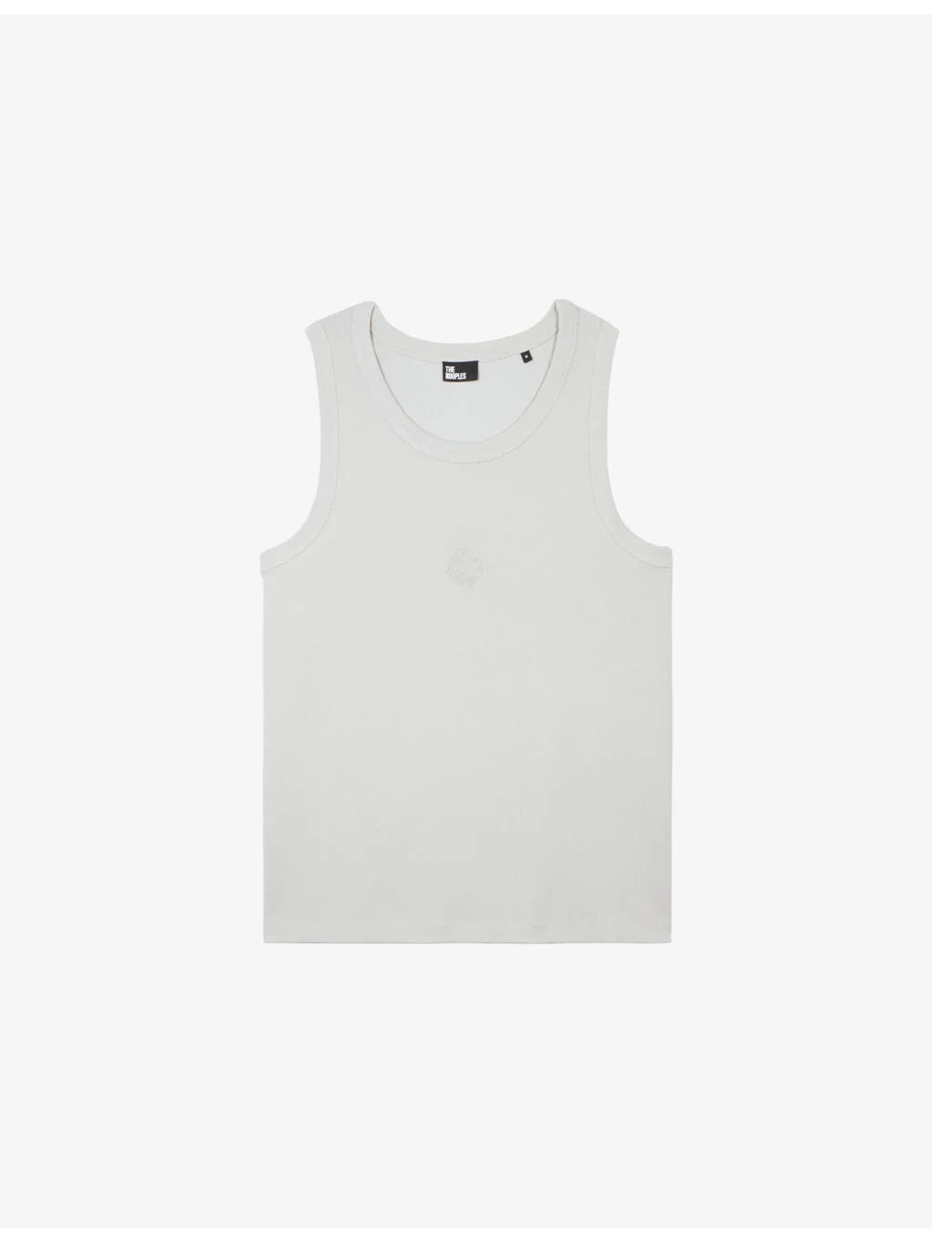 Sleeveless Round-Neck Stretch-Cotton T-Shirt - 1