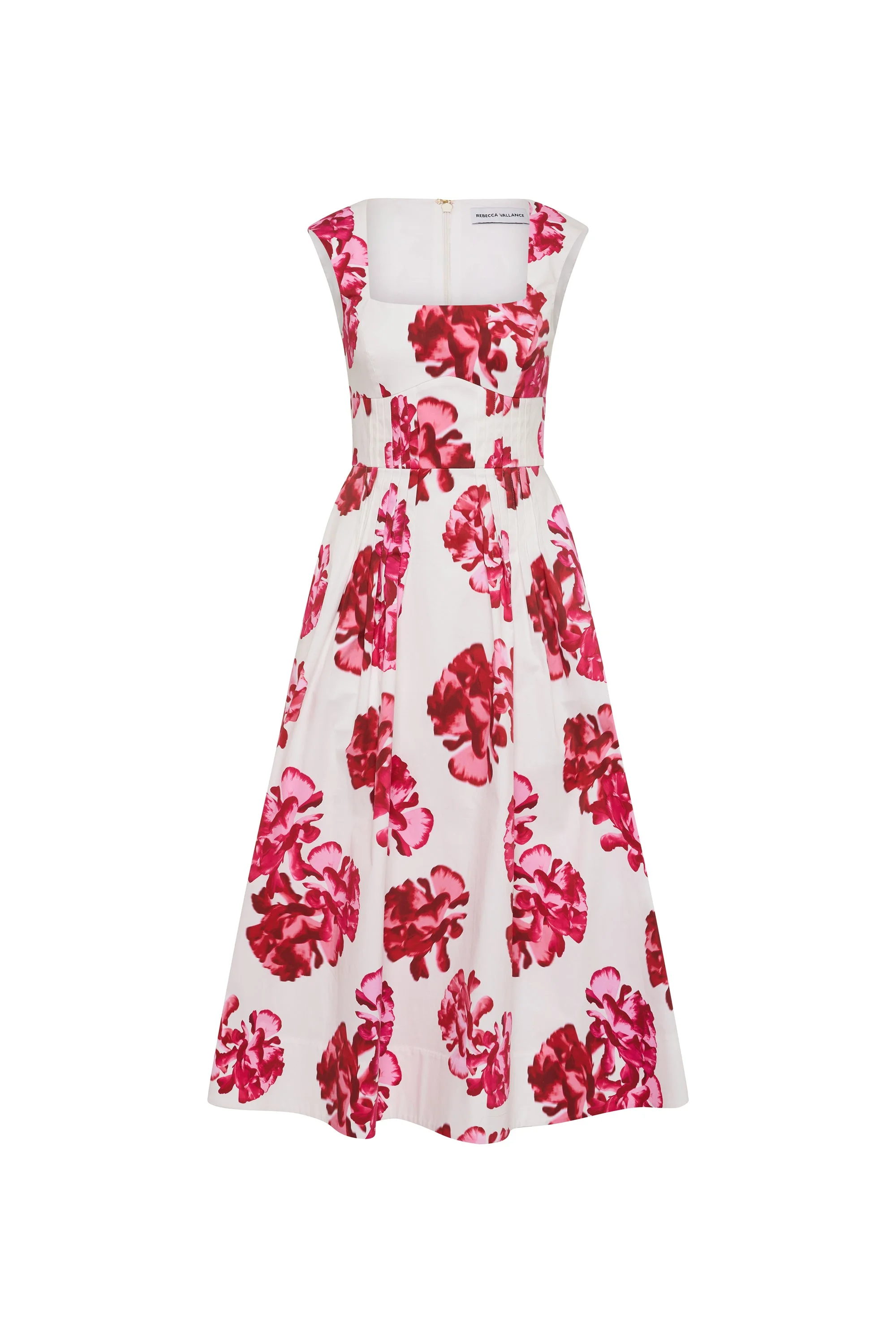 Damask Rose Midi Dress - 1