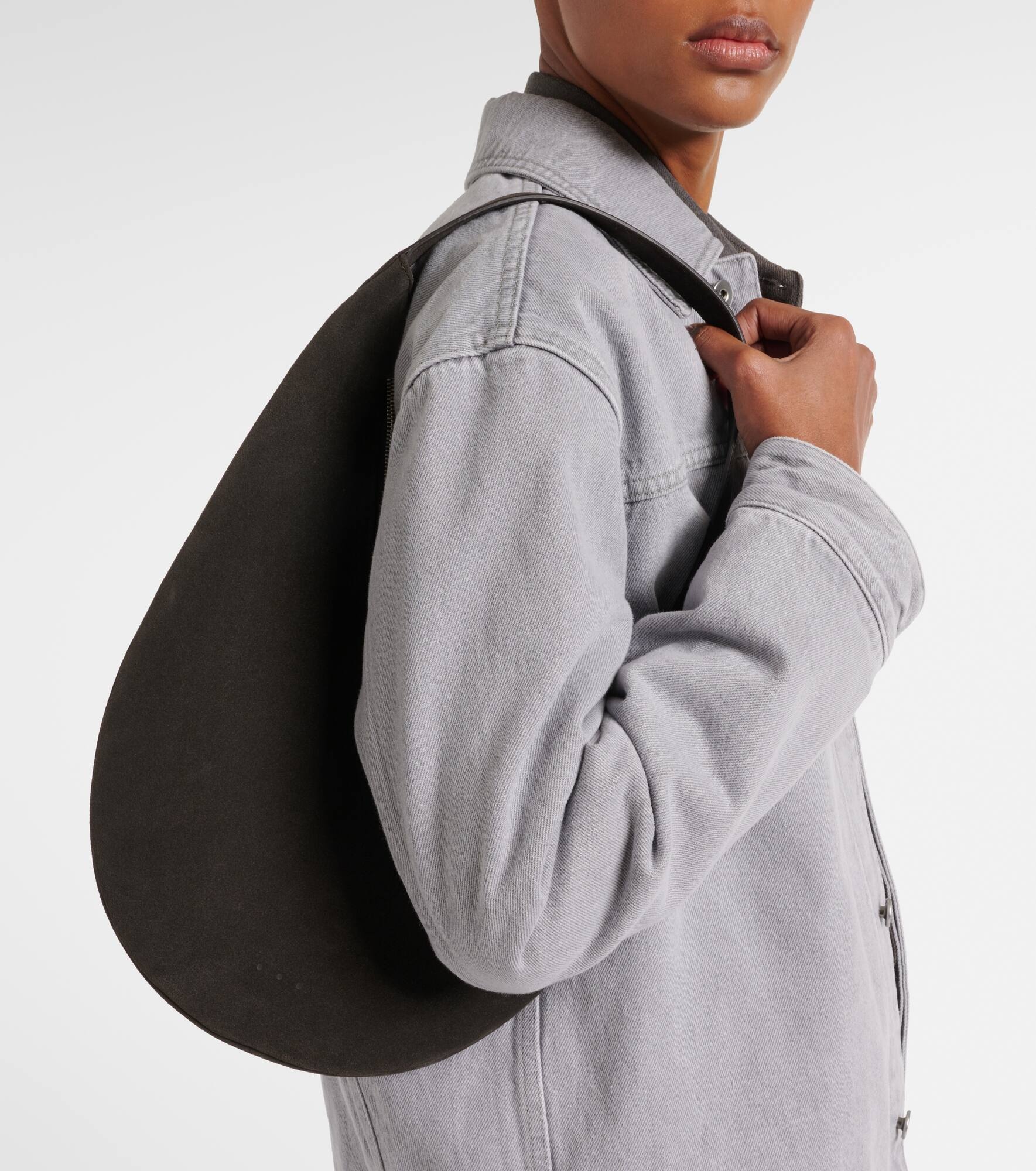 Lune Mini suede shoulder bag - 2