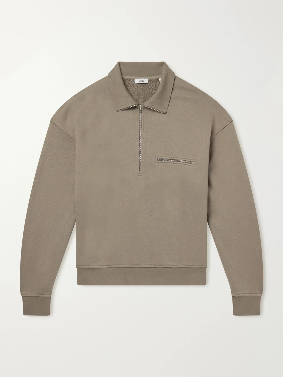 Pavillion Cotton-Jersey Half-Zip Sweatshirt - 1