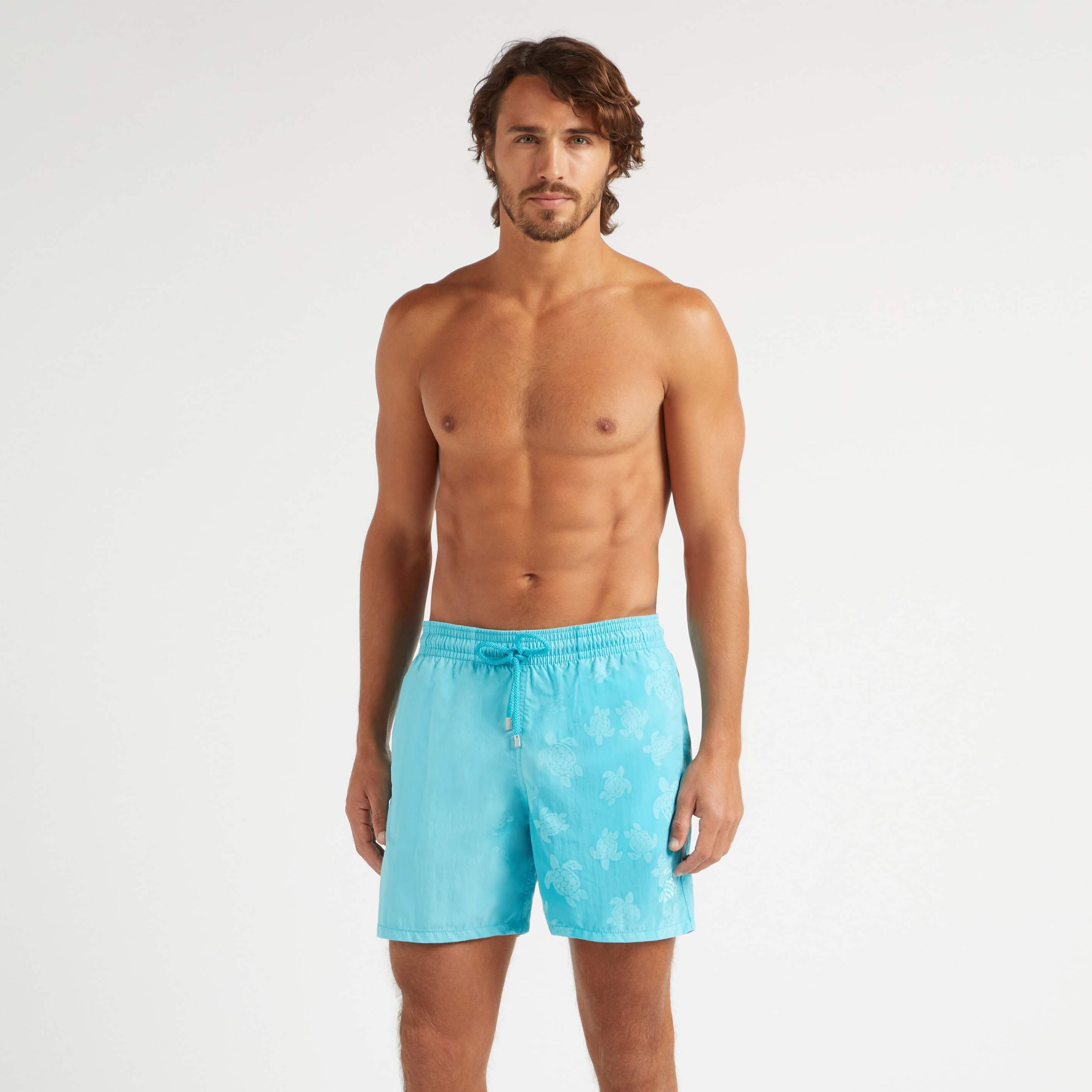 Men Swim Trunks Water-reactive Rondes des Tortues - 3
