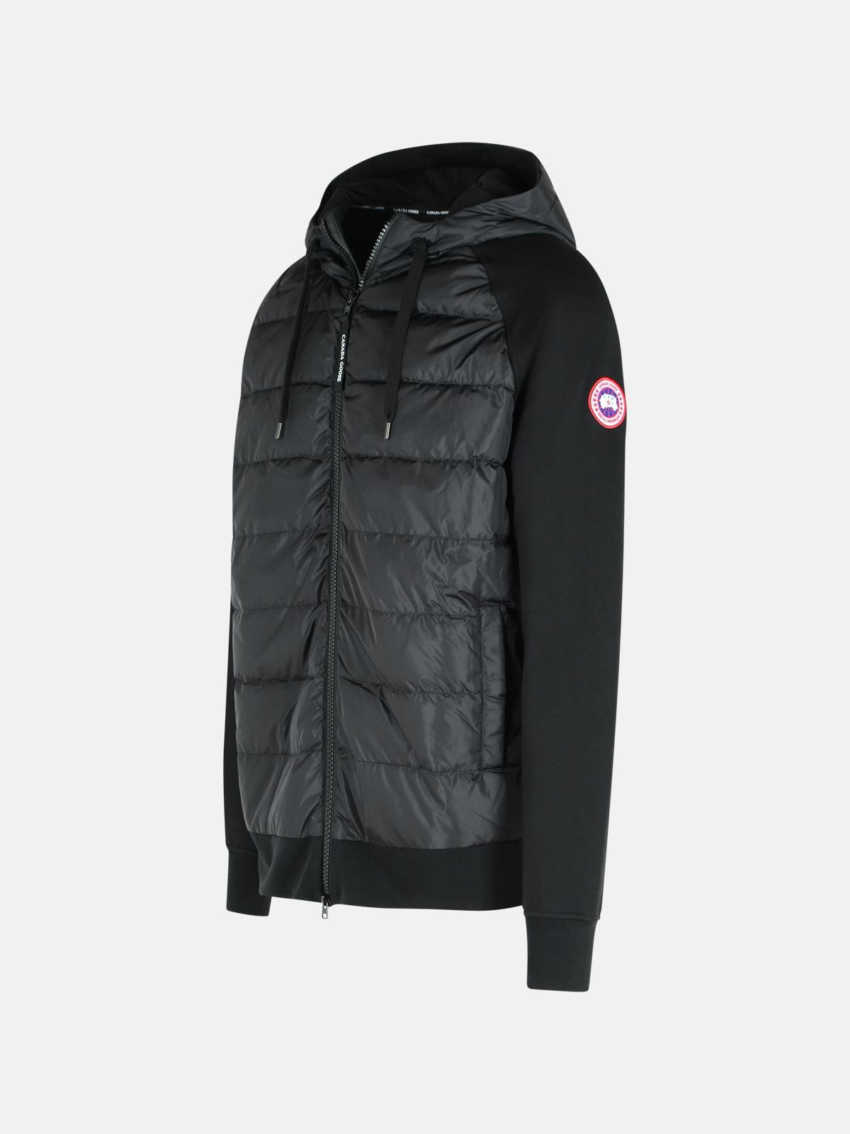 BLACK COTTON BLEND JACKET - 2