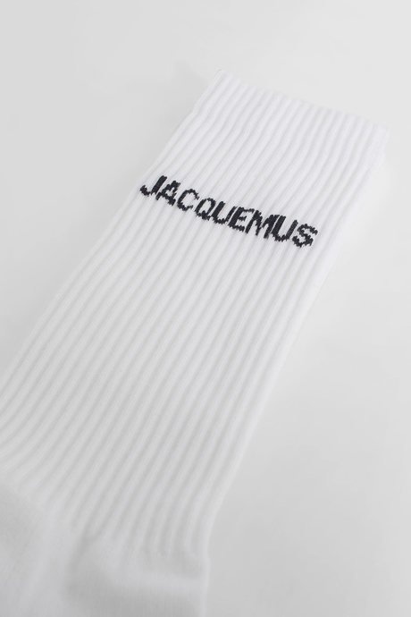 Jacquemus men's white les chaussettes jacquemus recycled cotton socks - 2