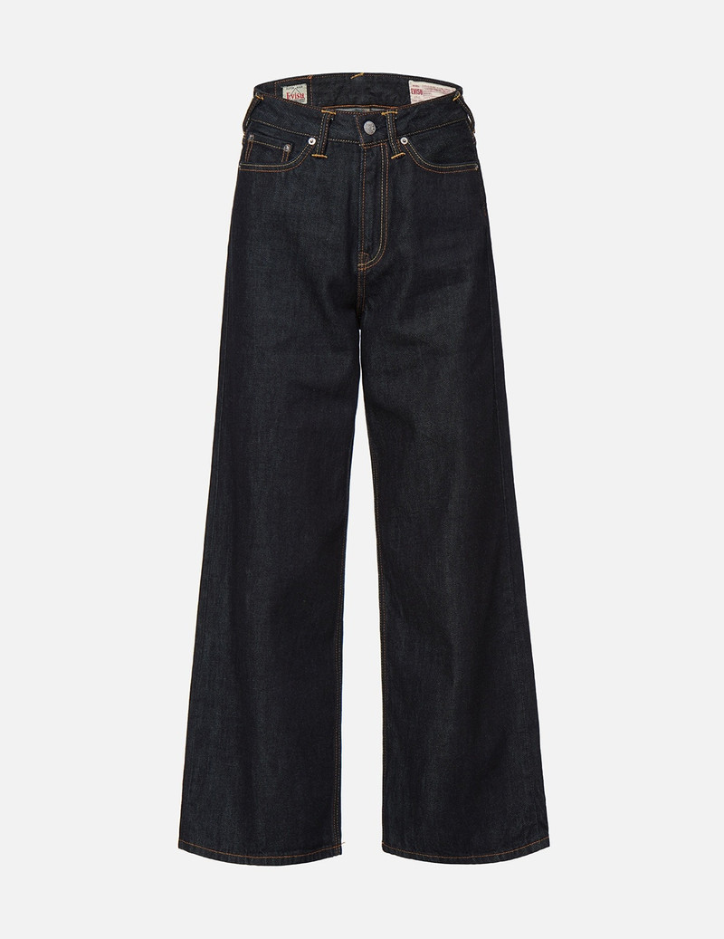 DAICOCK PRINT WIDE LEG JEANS 2