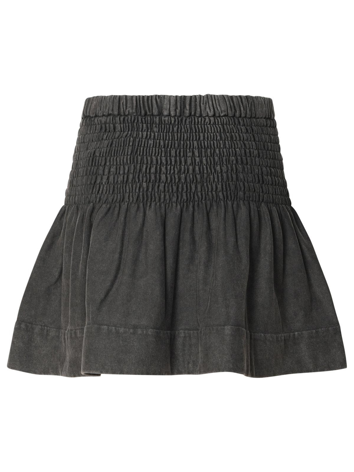 Isabel Marant Etoile 'Pacifica' Grey Cotton Skirt Women - 3